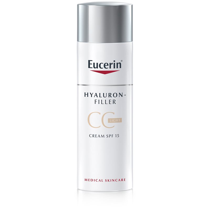 

Eucerin Hyaluron-Filler СС крем проти глибоких зморшок SPF 15 відтінок Light/Natural