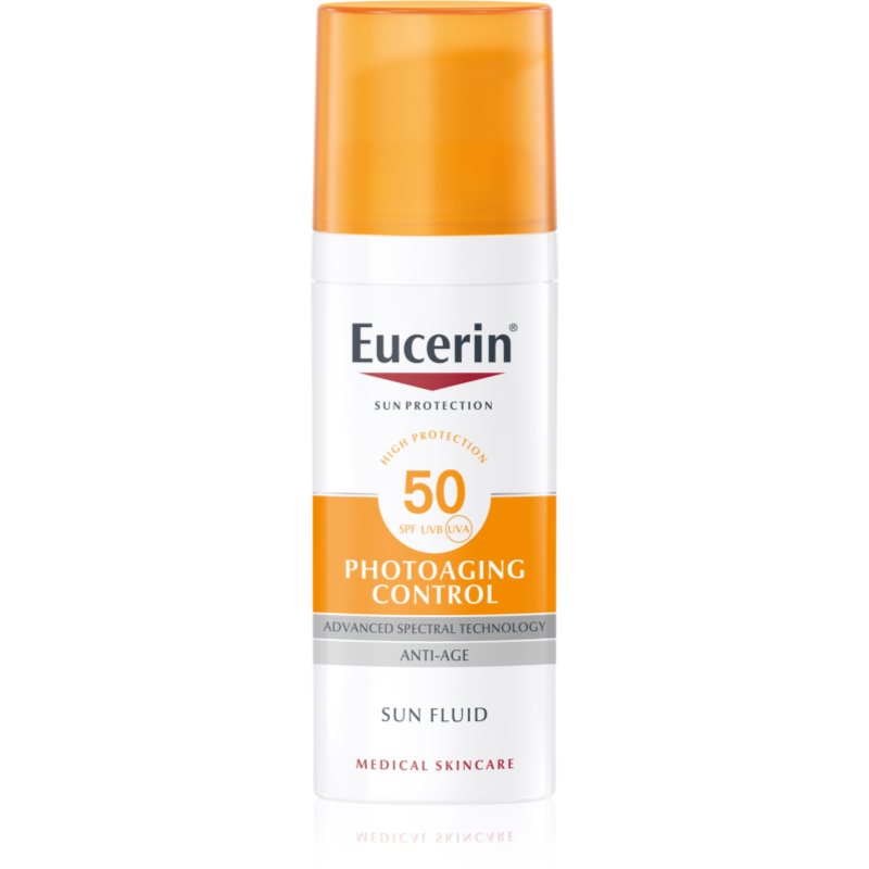 

Eucerin Sun Photoaging Control захисна емульсія для обличчя від зморшок SPF 50