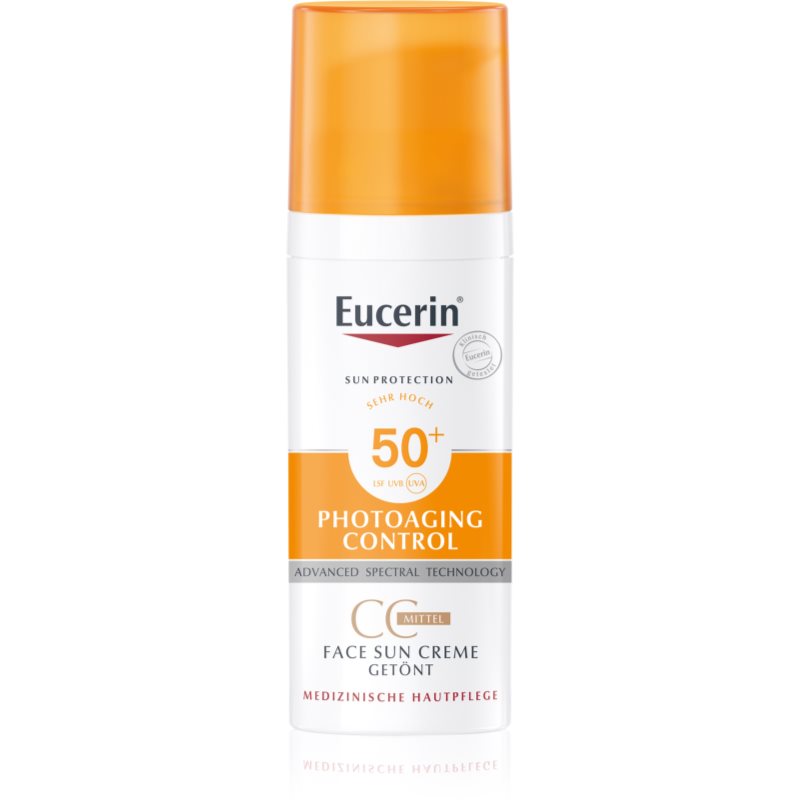 

Eucerin Sun Photoaging Control CC-сонцезахисний крем SPF 50+ відтінок Medium