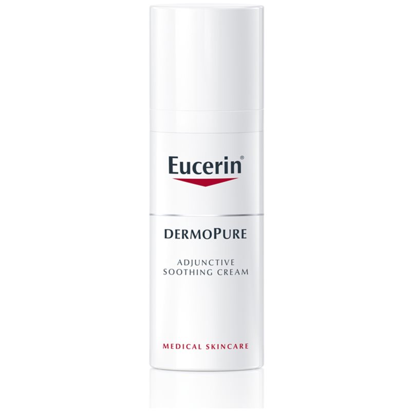 Eucerin DermoPure заспокоюючий крем для шкіри під час лікування акне 50 мл