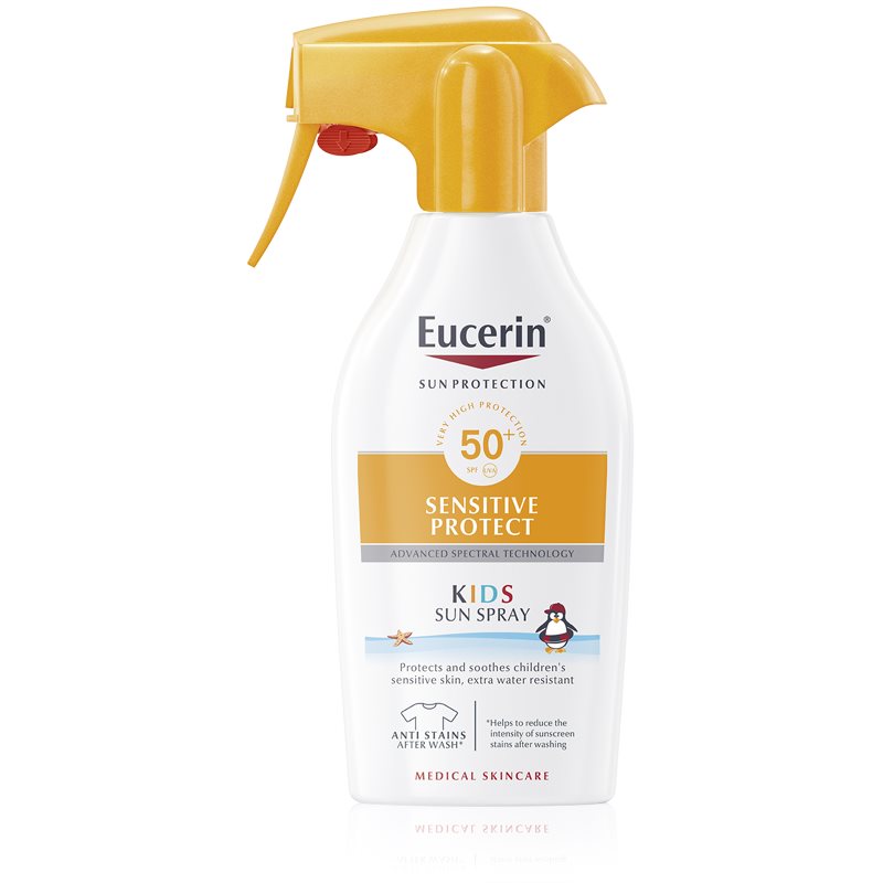

Eucerin Sun Sensitive Protect дитячий спрей для засмаги SPF 50