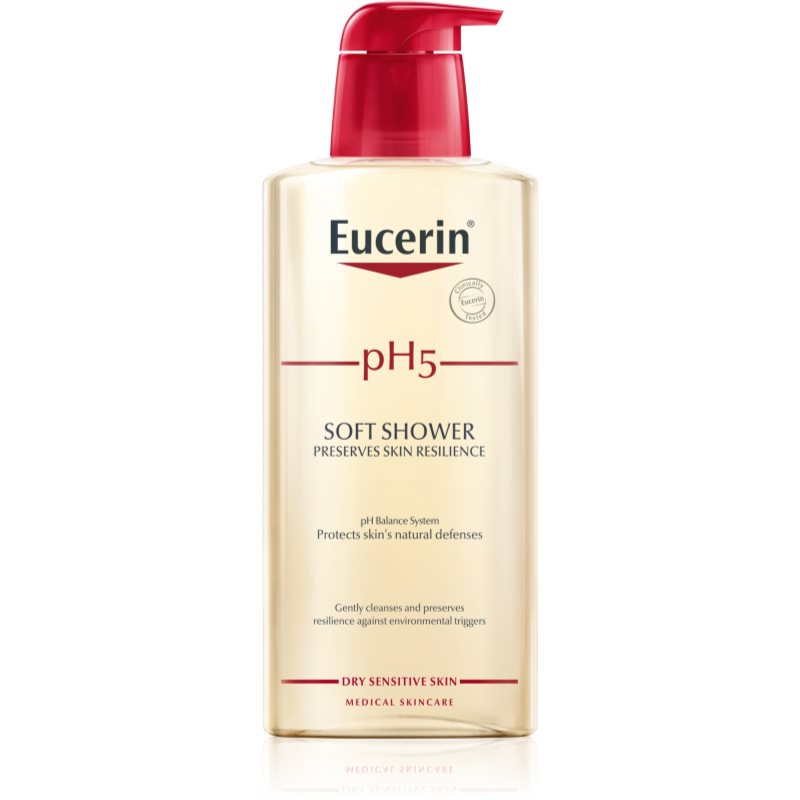 Фото - Гель для душу Eucerin pH5 ніжний  для сухої та чутливої шкіри 400 мл 