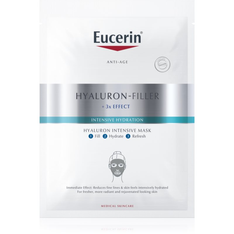 Eucerin Hyaluron-Filler + 3x Effect інтенсивна маска з гіалуроновою кислотою 1 кс