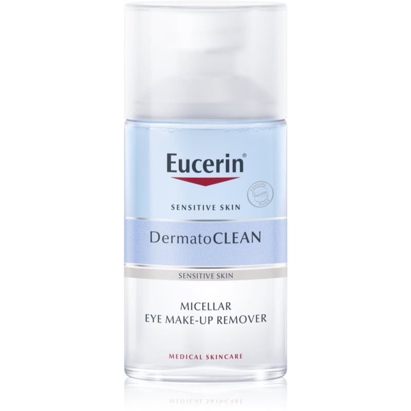 Eucerin DermatoClean dvofazni odstranjevalec ličil za okoli oči 125 ml