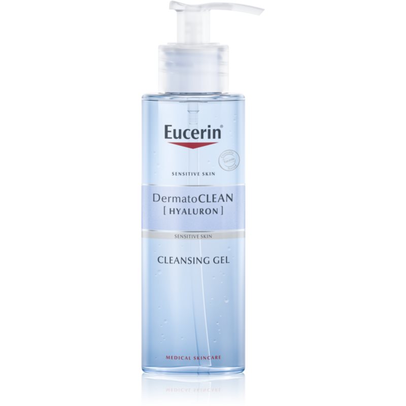 Фото - Засіб для очищення обличчя і тіла Eucerin DermatoClean очищуючий гель для шкіри зі зволожуючим ефектом 200 м 