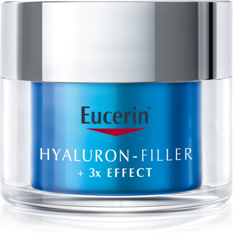 Eucerin Hyaluron-Filler + 3x Effect нічний зволожуючий крем 50 мл