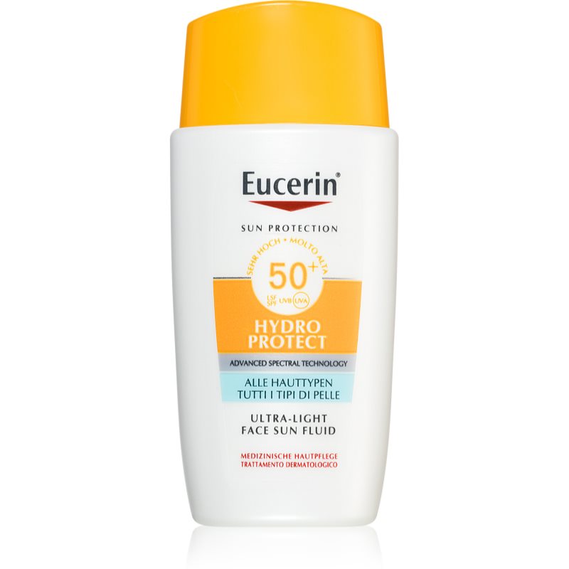 Eucerin Sun Protection флюїд для засмаги для шкіри обличчя SPF 50+ 50 мл