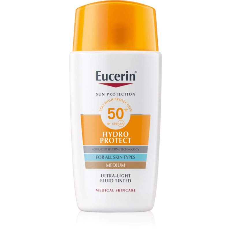 Eucerin Sun Hydro Protect tónovací opalovací fluid SPF 50+ odstín Medium 50 ml