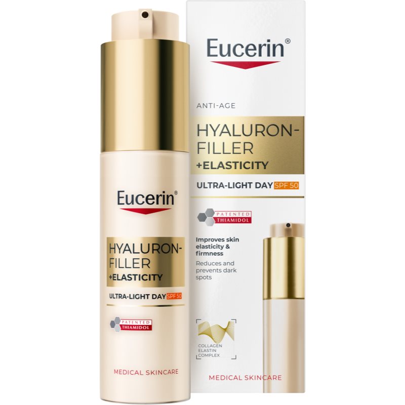 Eucerin Hyaluron-Filler + Elasticity light day cream SPF 50 50 ml
