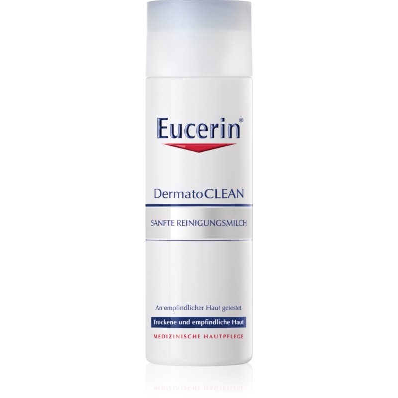 

Eucerin DermatoClean очищуюче молочко для обличчя для чутливої сухої шкіри