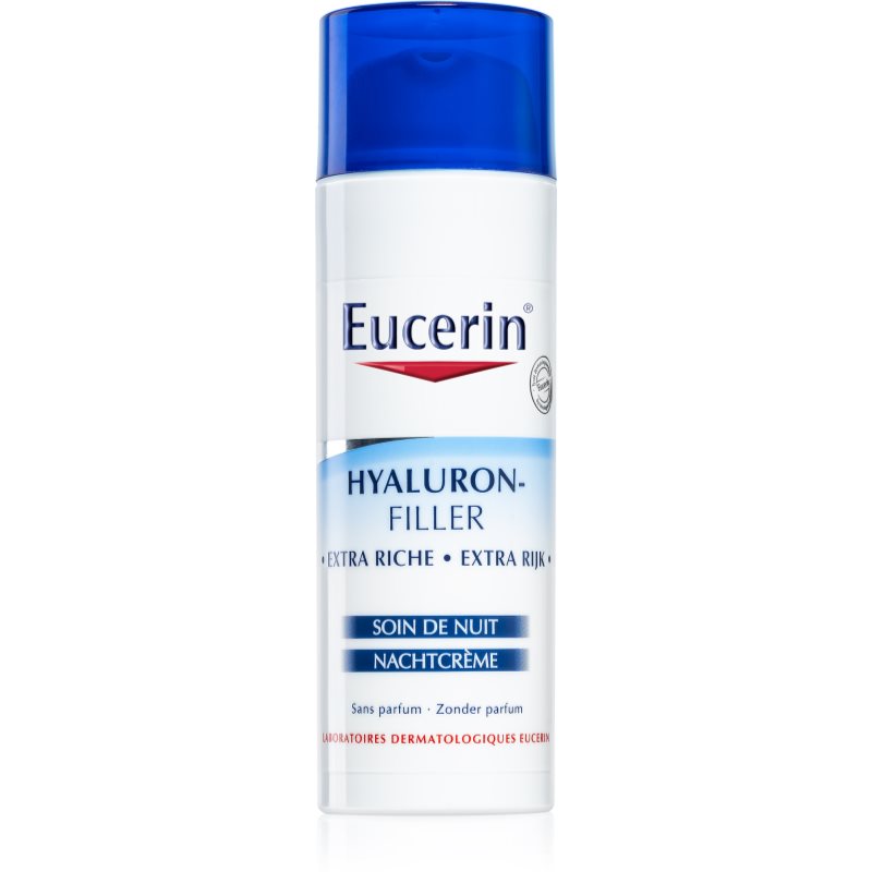 Eucerin Hyaluron-Filler нічний крем проти зморшок для сухої та дуже сухої шкіри 50 мл