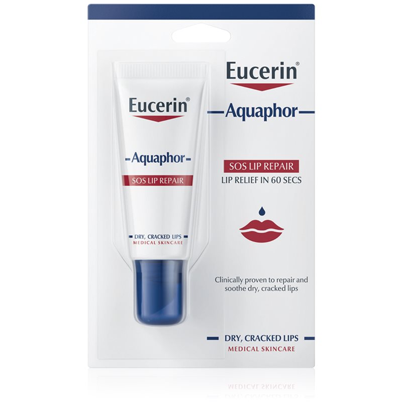 Eucerin Aquaphor atkuriamasis lūpų balzamas 10 ml