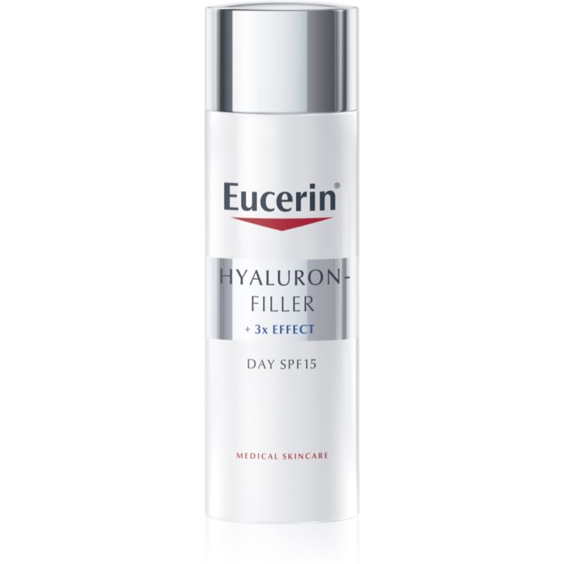 Eucerin Hyaluron-Filler + 3x Effect денний крем проти старіння шкіри SPF 15 50 мл