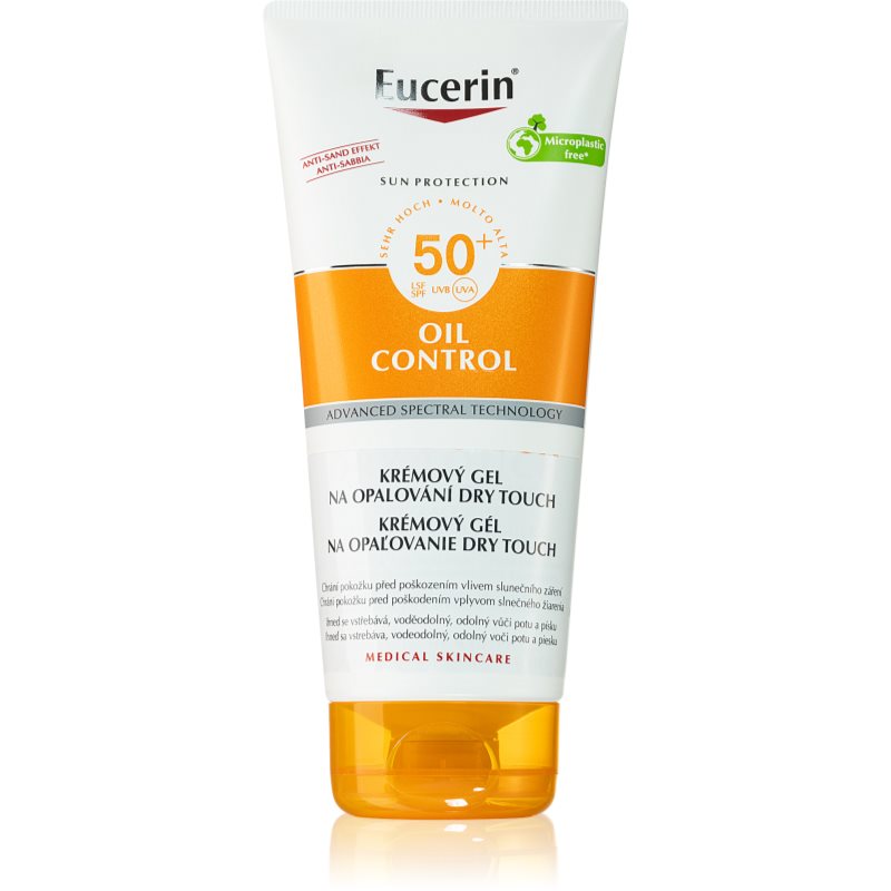 

Eucerin Sun Dry Touch Oil Control кремовий гель для засмаги SPF 50