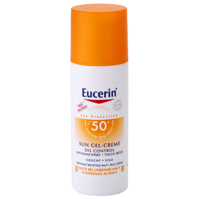 

Eucerin Sun захисний кремовий гель для обличчя SPF 50