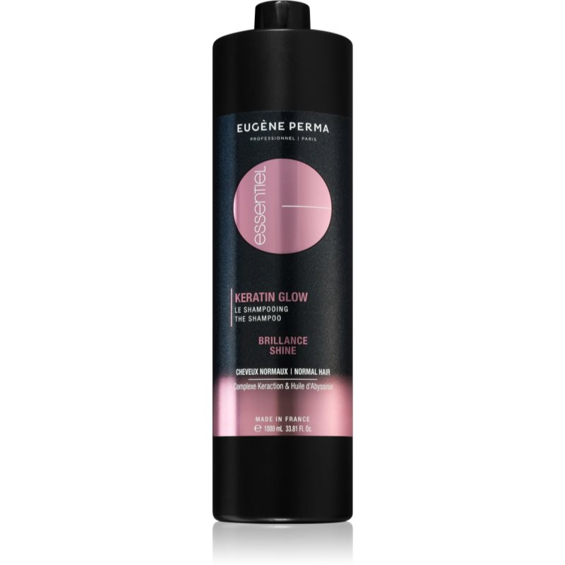 EUGÈNE PERMA Essential Keratin Glow šampón pre posilnenie a lesk vlasov 1000 ml