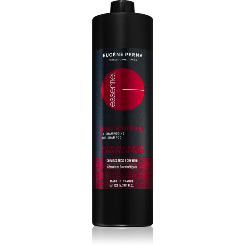 EUGÈNE PERMA Essential Keratin Nutrition intenzivní vyživující šampon na suché vlasy 1000 ml