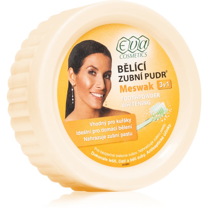 Eva Cosmetics Whitening Toothpowder Meswak 30 g bielenie zubov unisex