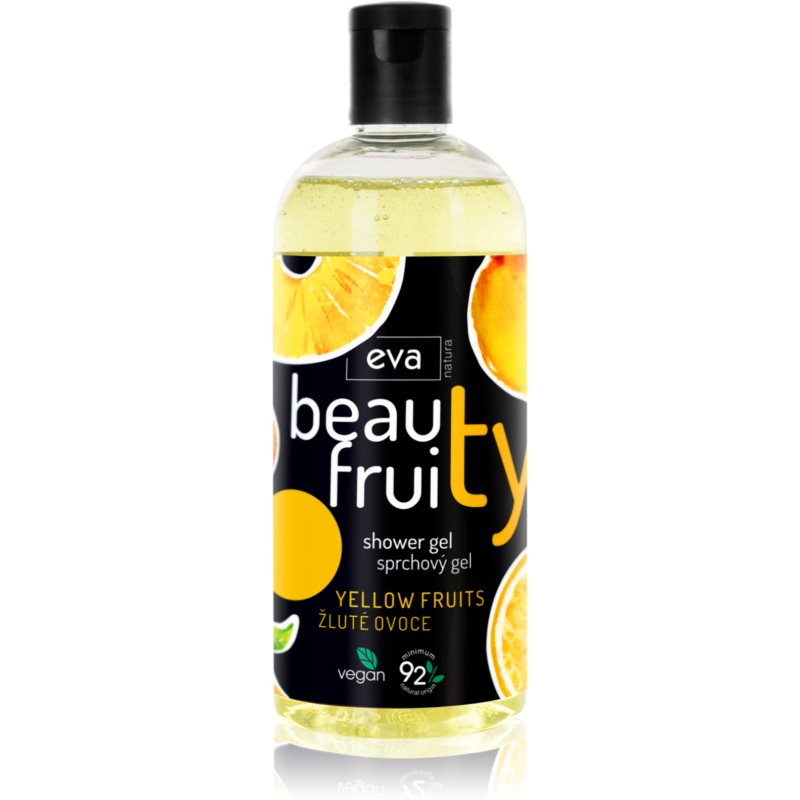 Eva Natura Beauty Fruity Yellow Fruits gel de duș 400 ml