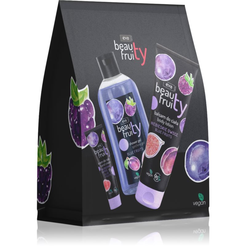 Eva Natura Beauty Fruity Blue Fruits Gavesæt til hænder og krop