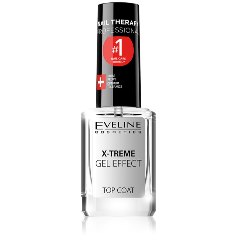 

Eveline Cosmetics Nail Therapy X-treme Gel Effect захисний лак для нігтів для блиску