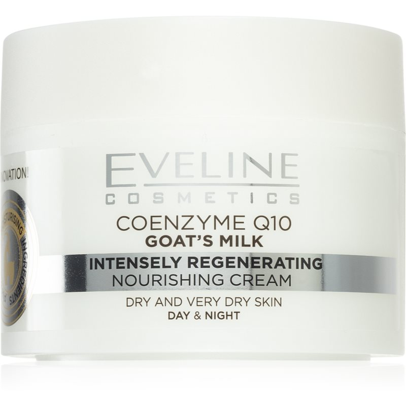 Eveline Cosmetics Coenzym Q10 & Goat's Milk Fuktgivande kräm för ansikte Med getmjölk 50 ml female
