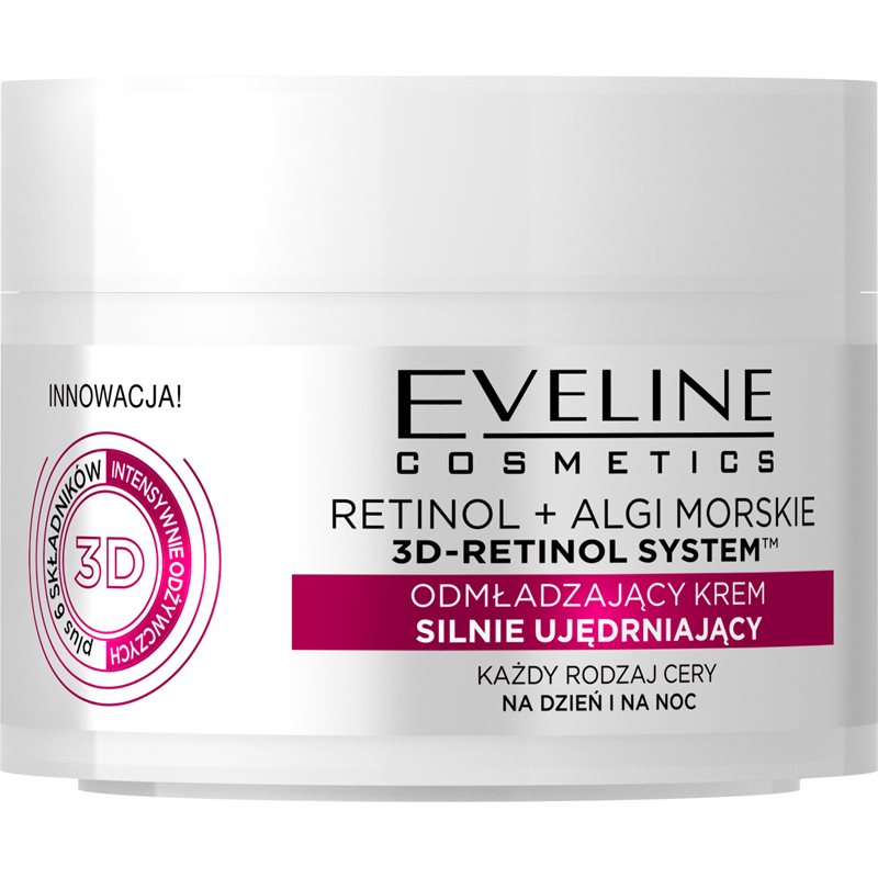 Eveline Cosmetics Retinol + Sea Algae Smoothing And Brightening Cream With Retinol 50 Ml