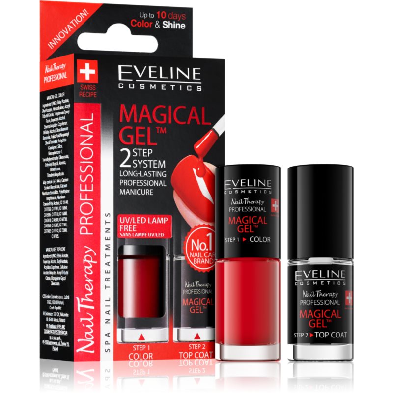 

Eveline Cosmetics Nail Therapy Professional Гелевий лак для нігтів без використання UV/ LED лампи відтінок 01