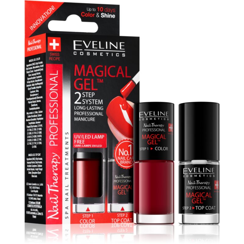 

Eveline Cosmetics Nail Therapy Professional Гелевий лак для нігтів без використання UV/ LED лампи відтінок 04