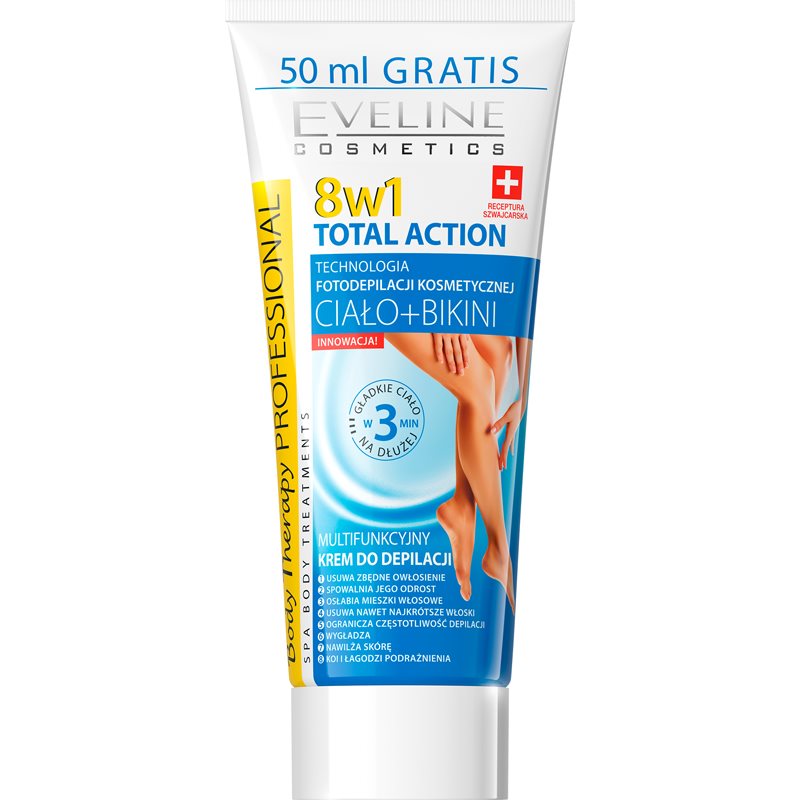 Photos - Hair Removal Cream / Wax Eveline Cosmetics Total Action крем для ніг для депіляції 8 в 1 200 мл 