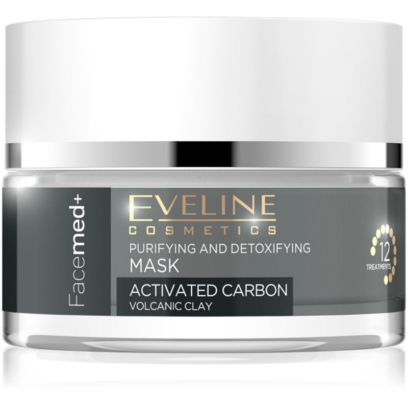 

Eveline Cosmetics FaceMed+ очищуюча маска-детокс з активованим вугіллям