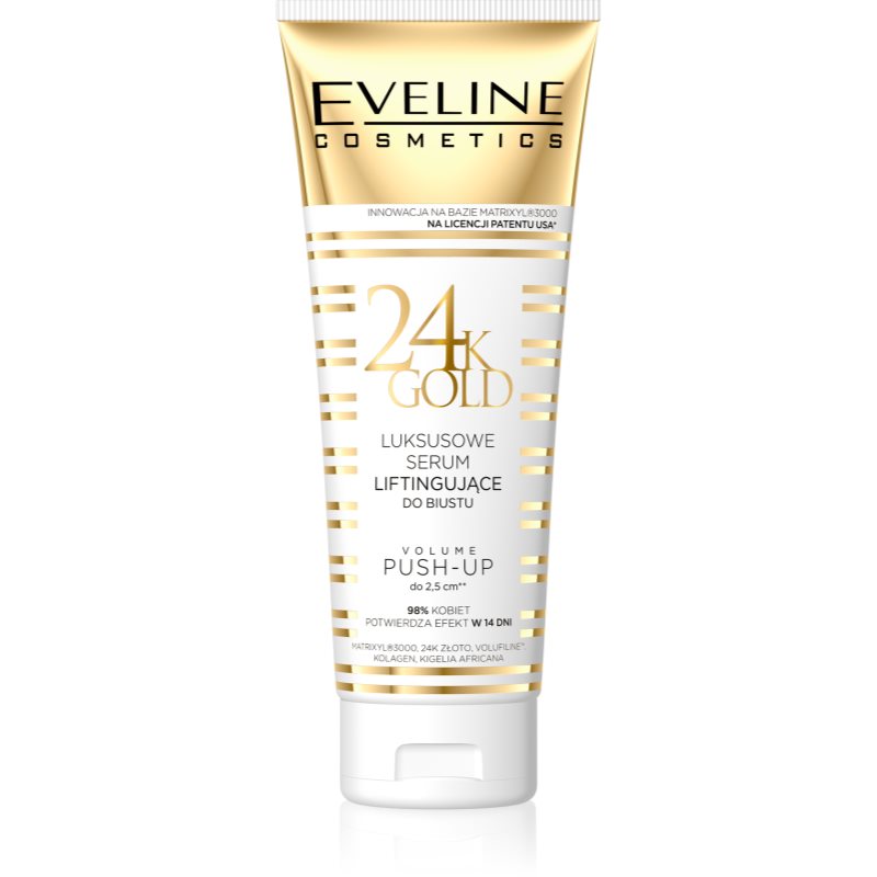 

Eveline Cosmetics Slim Extreme 24k Gold зміцнююча сироватка для грудей
