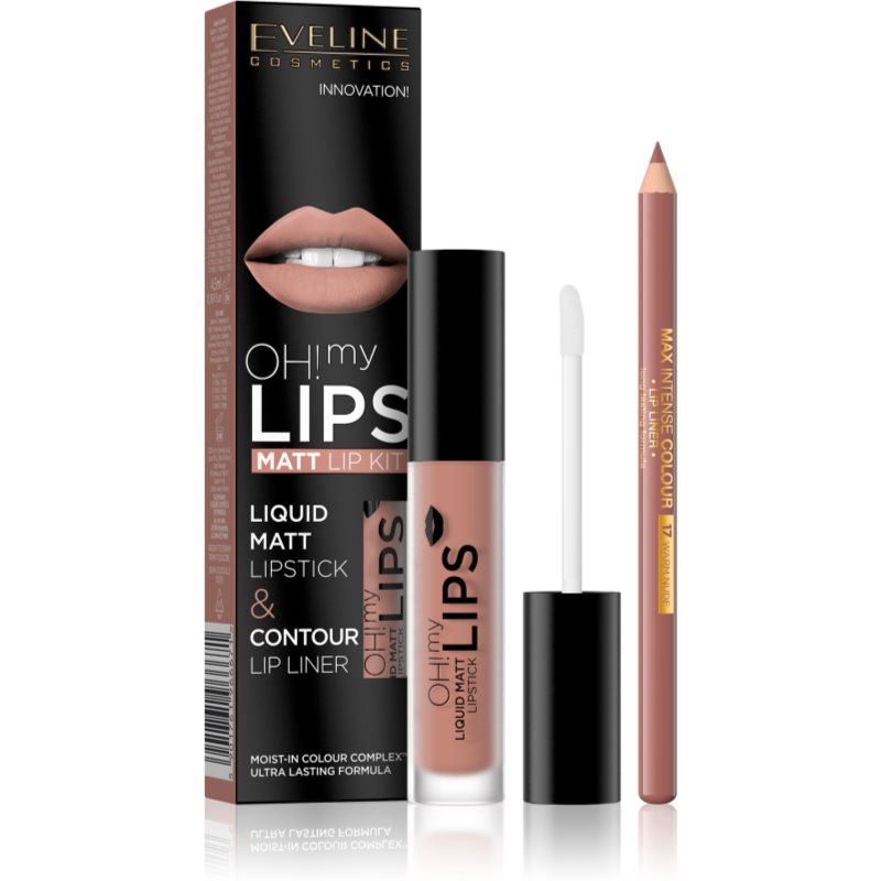 Eveline Cosmetics OH! My LIPS Matt Lip Set 01 Neutral Nude