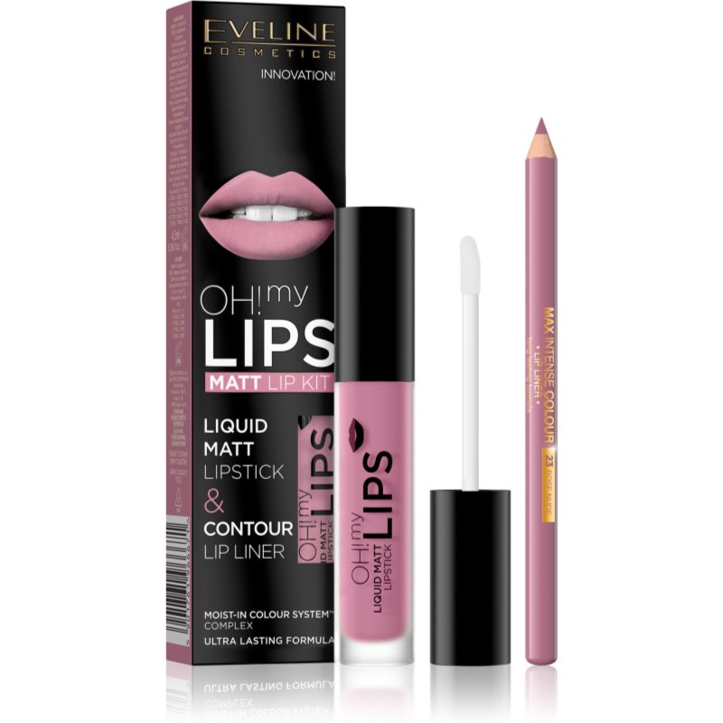 Eveline Cosmetics OH! My LIPS Matt Lip Set 03 Rose Nude