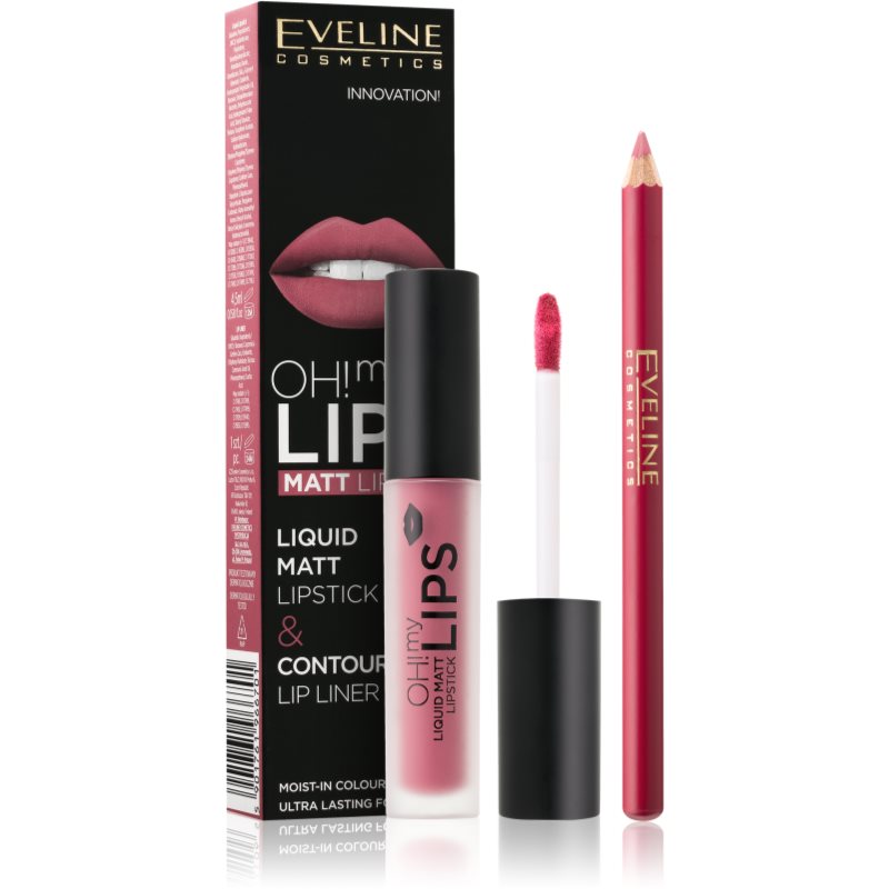 

Eveline Cosmetics OH! my LIPS Matt набір для догляду за губами 04 Sweet Lips