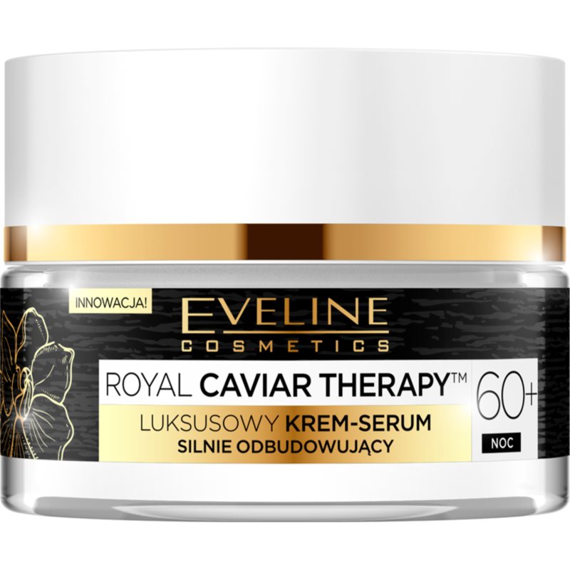 Eveline Cosmetics Royal Caviar Therapy crema de noapte intensiva extract de melc 60+ 50 ml