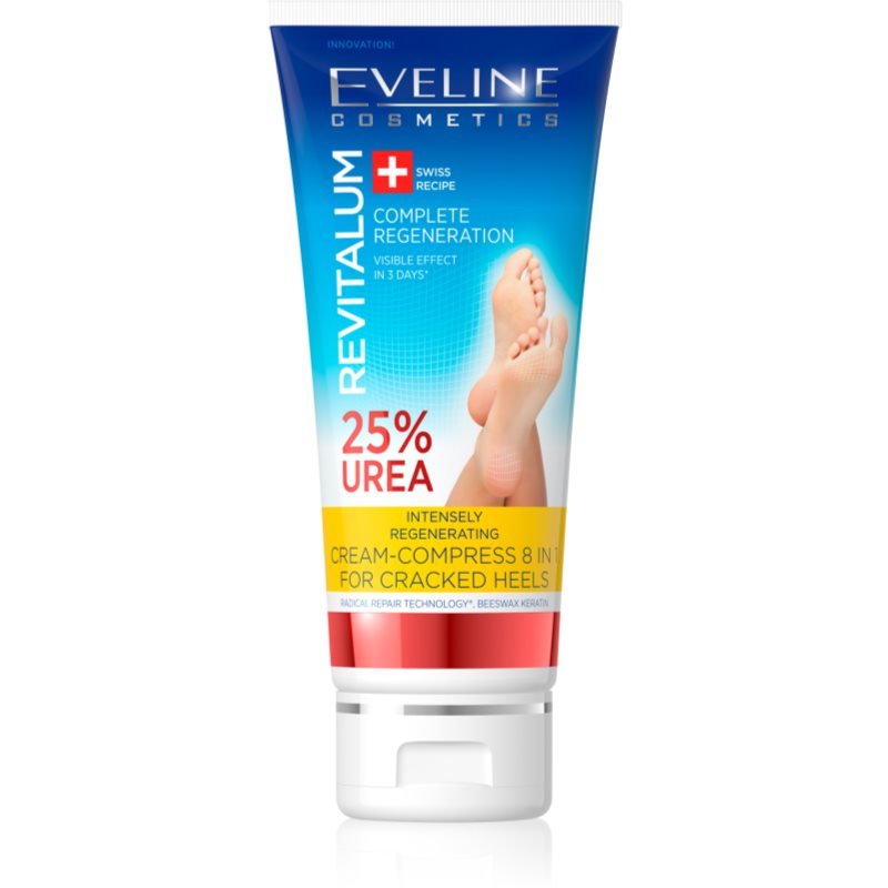 Фото - Крем і лосьйон Eveline Cosmetics Revitalum пом’якшуючий крем для ніг та п’ят 100 мл 
