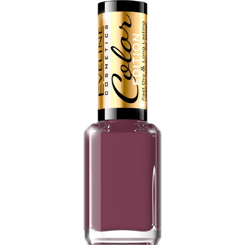 Eveline Cosmetics Color Edition high coverage nail polish shade 128 12 ml
