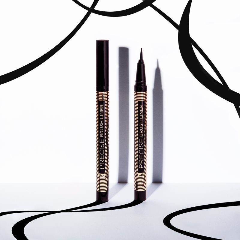 Eveline Cosmetics Precise Brush Liner Eyeliner Pen Shade Black 6 Ml