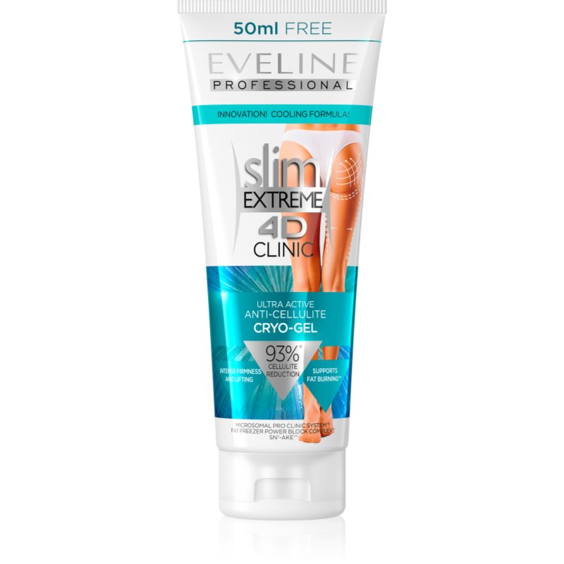 

Eveline Cosmetics Slim Extreme 4D Clinic зміцнюючий гель з охолоджуючим ефектом