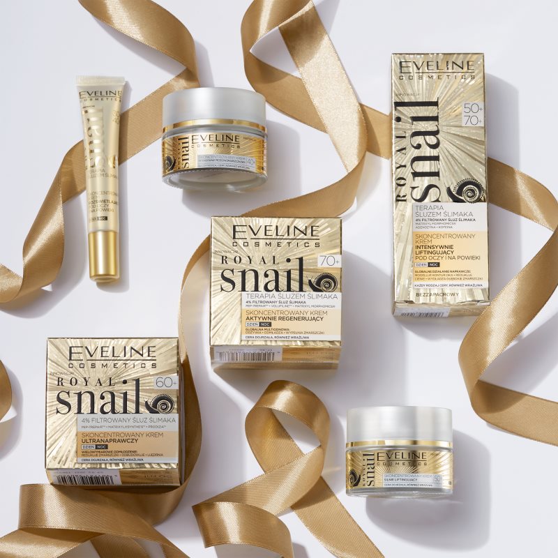 Eveline Cosmetics Royal Snail Lifting-Augencreme mit Schneckenextrakt 50+ 20 ml
