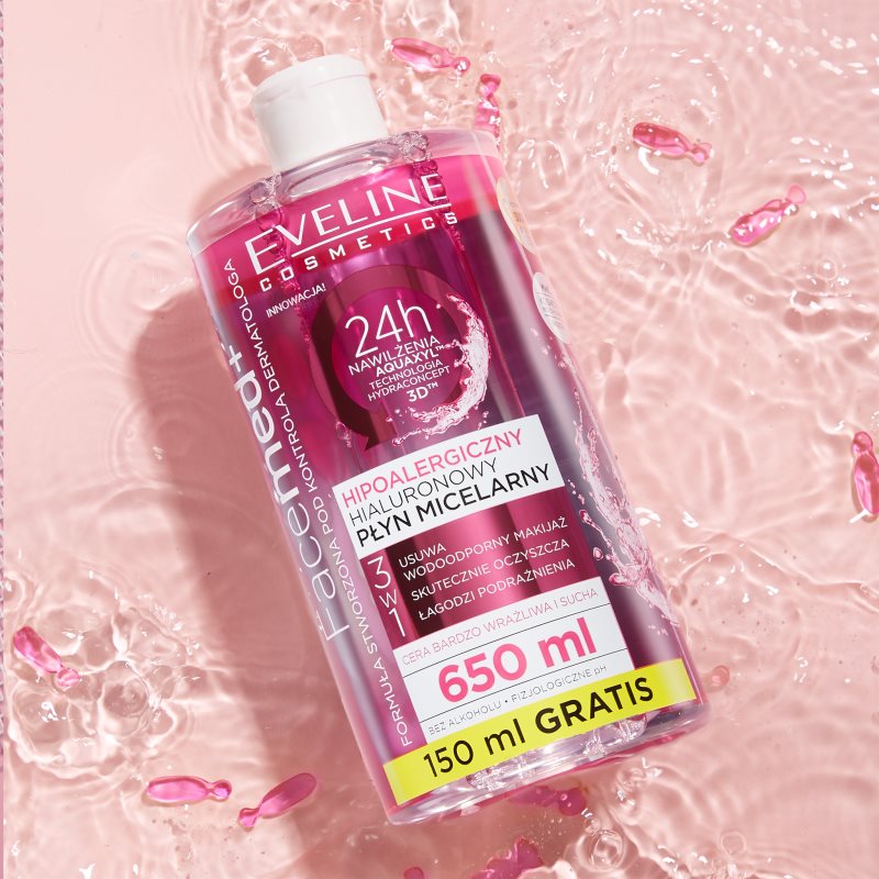 Eveline Cosmetics FaceMed+ mattierendes Mizellenwasser 650 ml