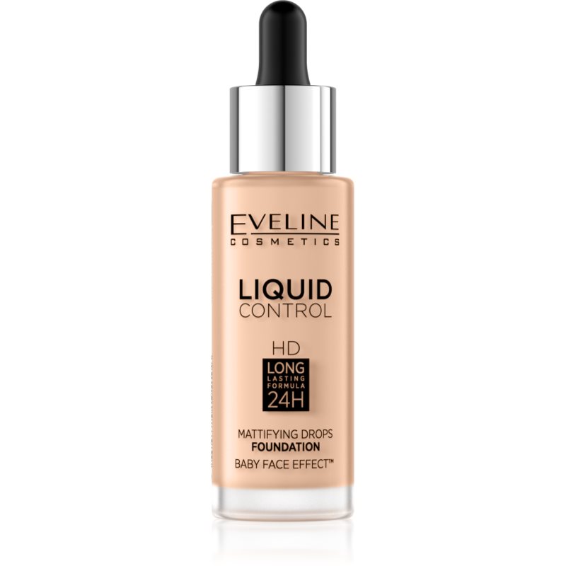 

Eveline Cosmetics Liquid Control тональний крем з піпеткою відтінок 011 Natural