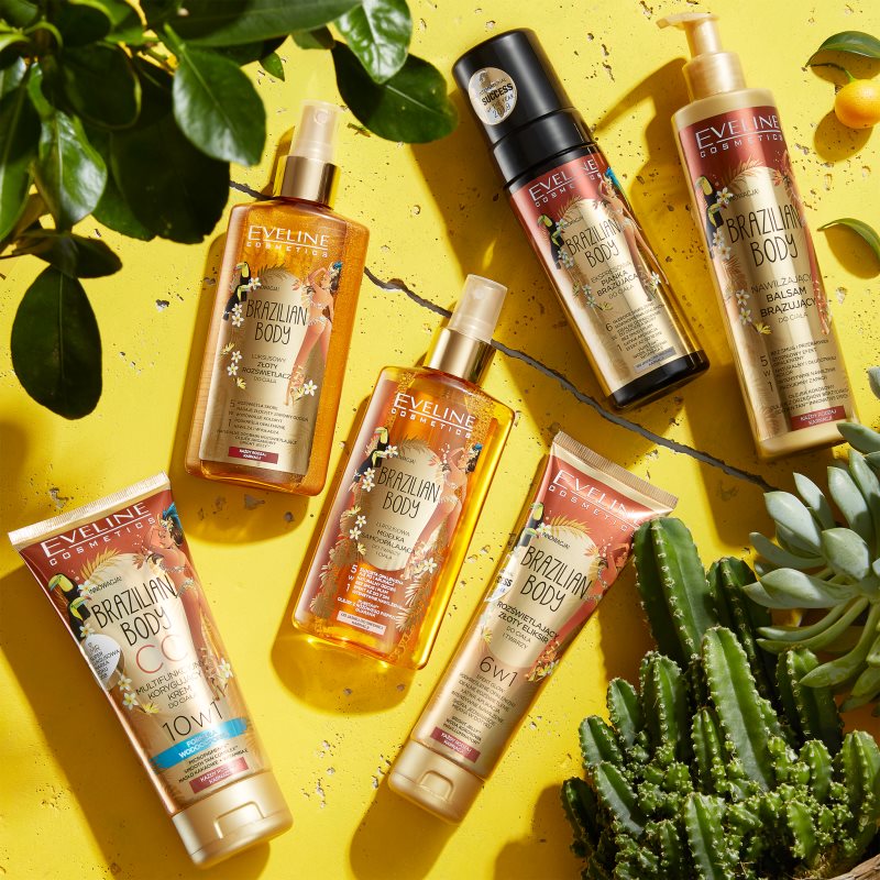 Eveline Cosmetics Brazilian Body Selbstbräuner-Balsam für allmähliche Bräunung 200 ml