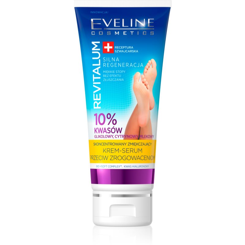 Eveline Cosmetics Revitalum zjemňujúci krém na chodidlá proti mozoľom 75 ml