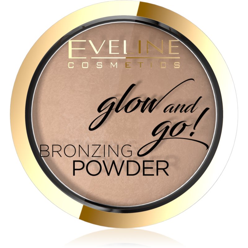 Eveline Cosmetics Glow & Go компактна пудра-бронзантор відтінок 01 8,5 гр