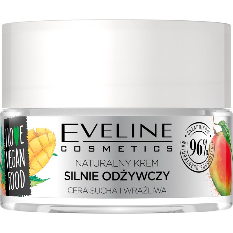 Eveline Cosmetics I Love Vegan Food zvláčňující krém na obličej na den i noc 50 ml