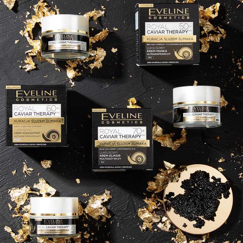 Eveline Cosmetics 24K Snail & Caviar Anti-wrinkle Day Cream With Snail Extract 50 Ml