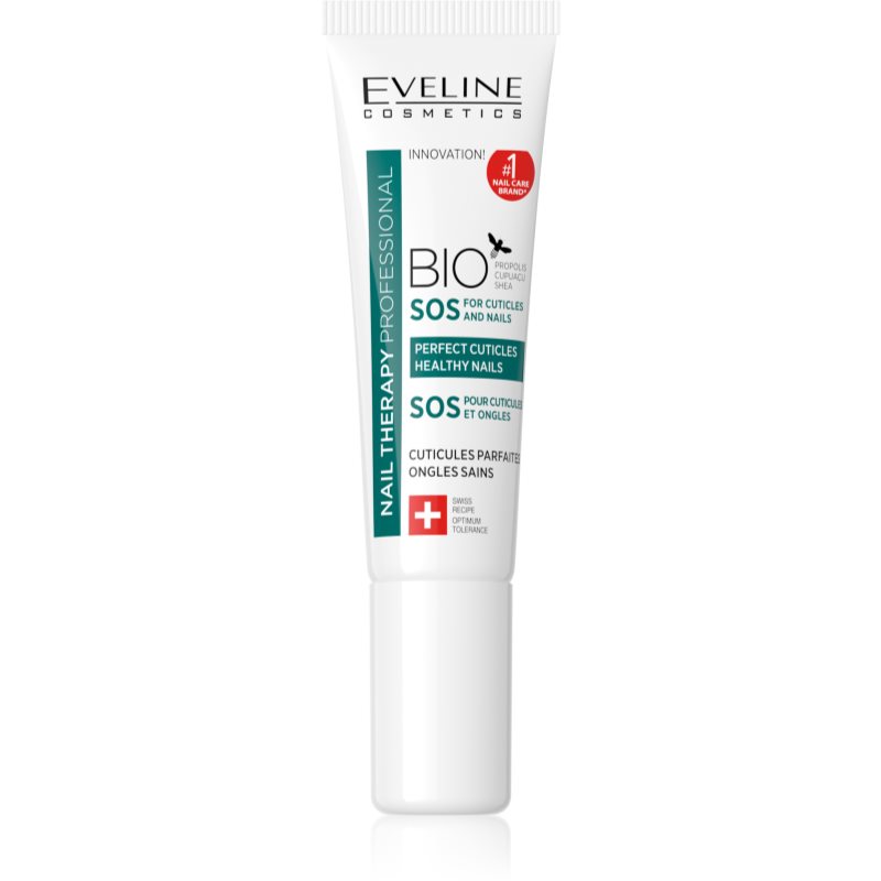 Eveline Cosmetics Nail Therapy Bio SOS Intensivpflege für trockene Nägel und Nagellack 12 ml