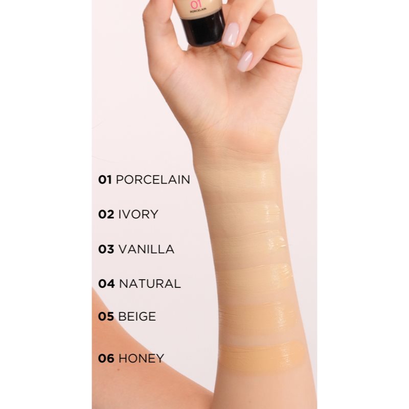 Eveline Cosmetics Selfie Time foundation and concealer 2-in-1 shade 04 Natural 30 ml